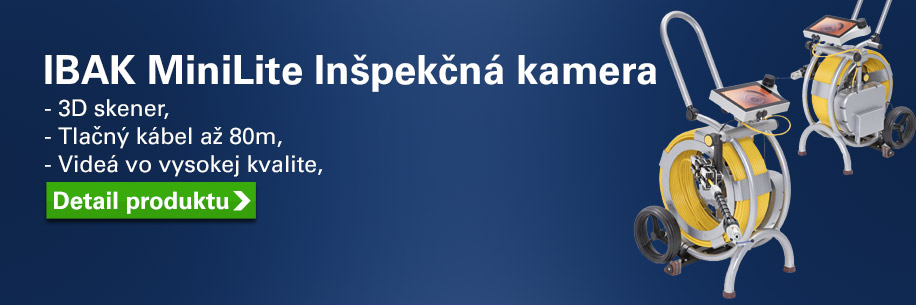 IBAK Inšpekčná kamera potrubi MiniLite